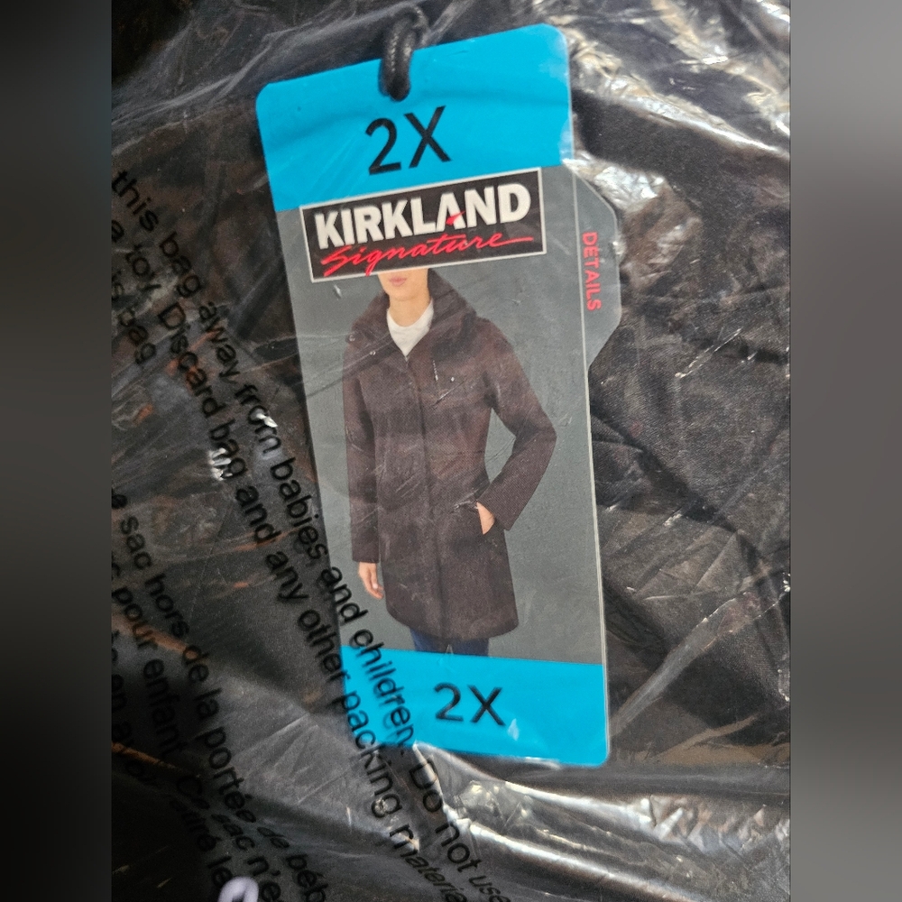 Kirkland Signature Ladies 3-In-1 Parka, Black (2X) - Picture 1 of 6